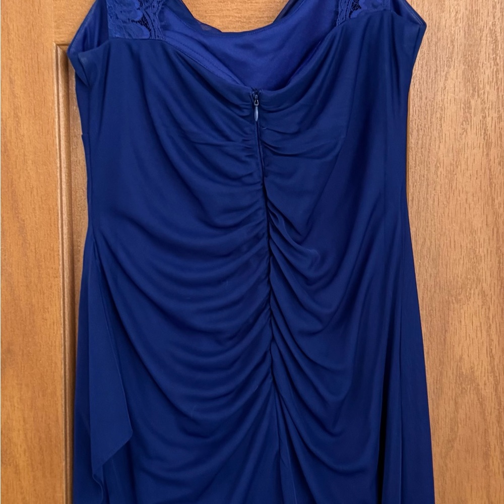 Dress Barn Elegant Royal Blue Date Evening Prom Dress wedding dress size 12